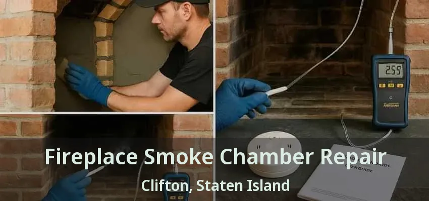 Fireplace Smoke Chamber Repair Clifton, Staten Island - NY