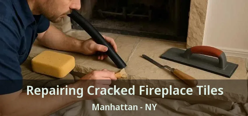 Repairing Cracked Fireplace Tiles Manhattan - NY